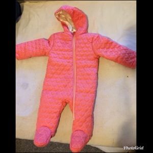 Baby girl winter snow suit